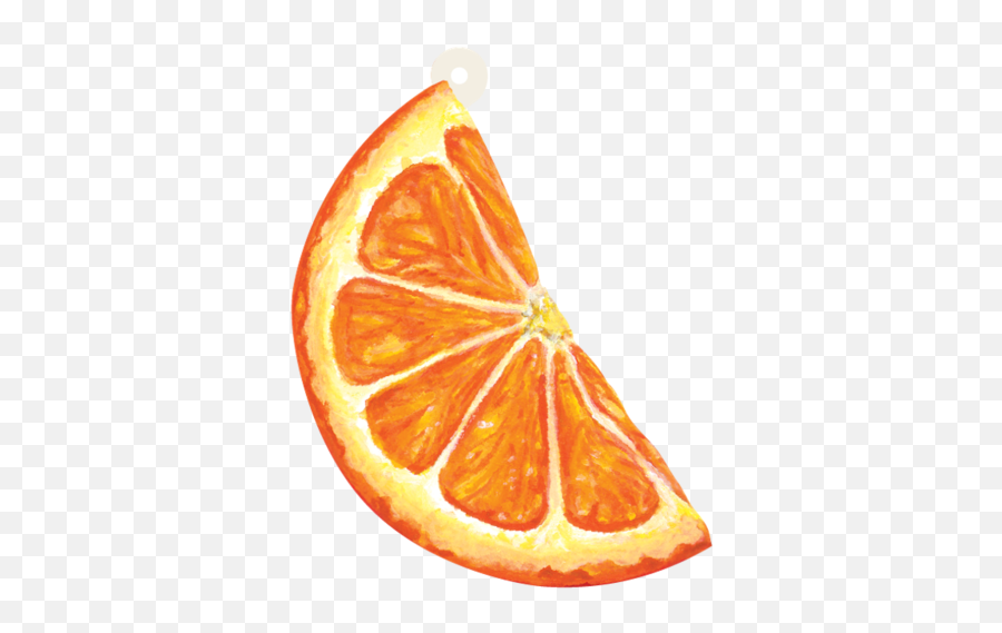 Orange Slice Gift Tag - Juice Vesicles Emoji,Orange Slice Png