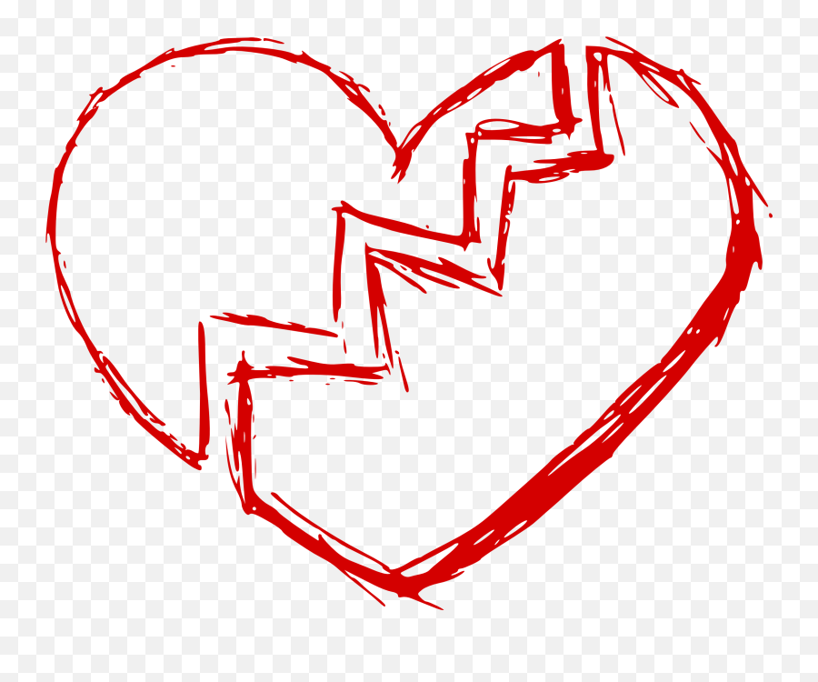 Broken Heart Transparent Background - Broken Love Heart Png Emoji,Heart Transparent Background