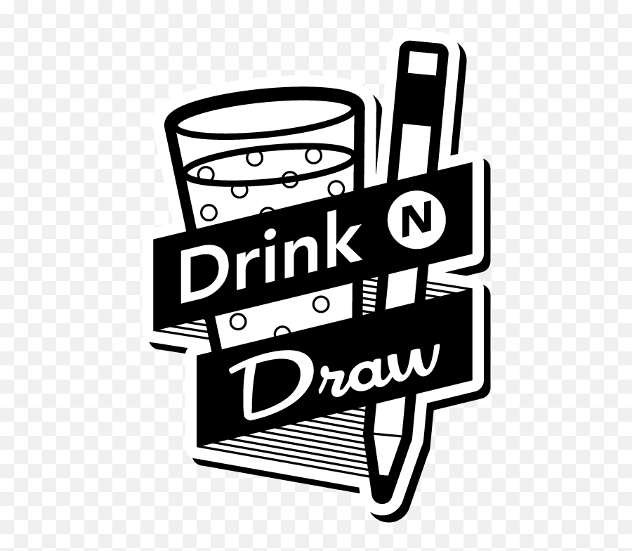 Drink N Draw Logo James Protano - Drink And Draw Logo Emoji,Draw Logo