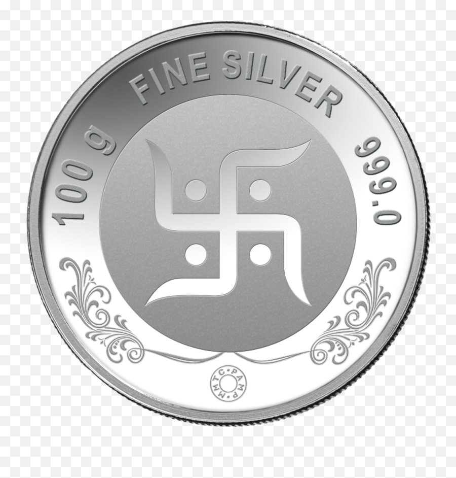 5 Gram Silver Coin Png Transparent - Mmtc Pamp Silver Coin 50g Emoji,Nickel Clipart