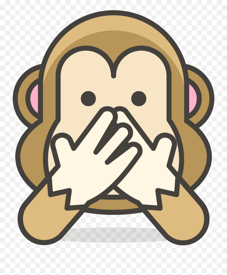 Speak - Monkey No Speak Emoji,Speak Clipart