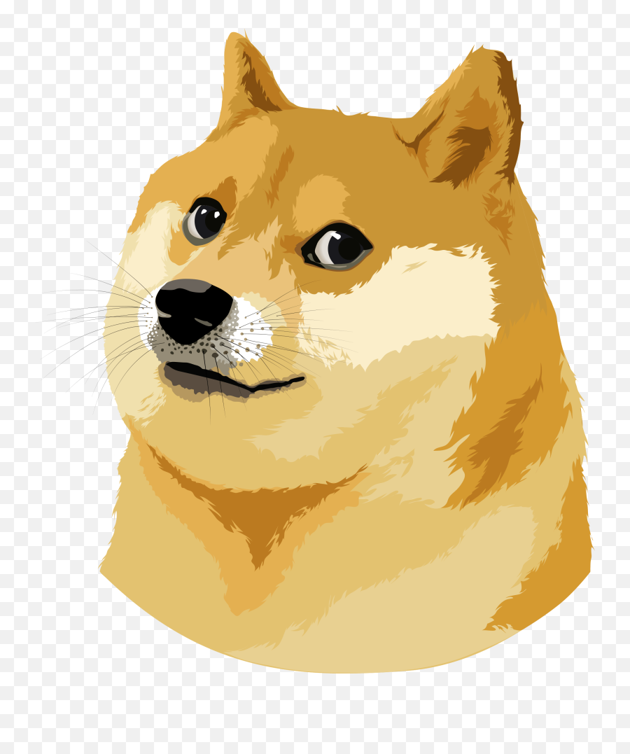 Doge Vector Illustration Transparent - Doge Vector Emoji,Vector Png