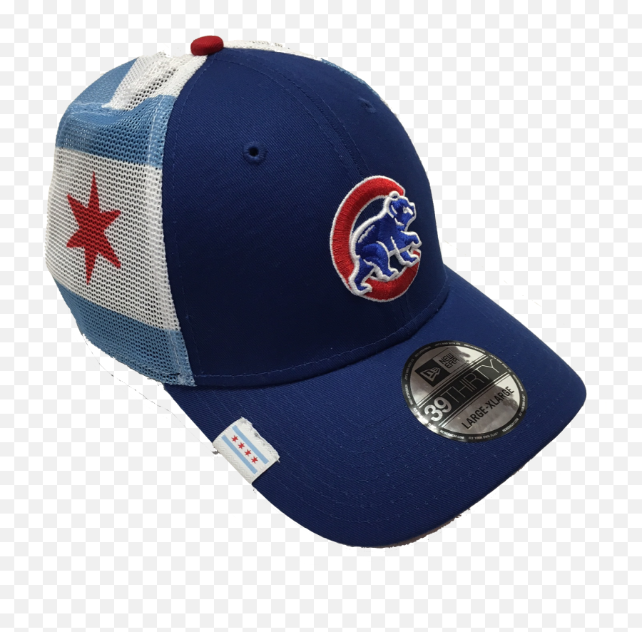 Chicago Cubs Chicago Flag Mesh Back - For Baseball Emoji,Chicago Flag Png