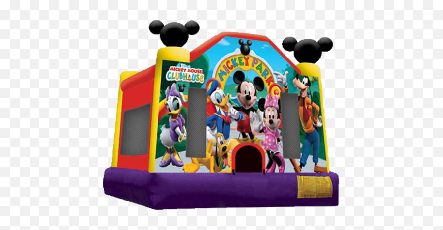 Mickey Clubhouse Bounce House Partyzone Event Rentals - Mickey Mouse Bounce House Emoji,Mickey Mouse Clubhouse Logo