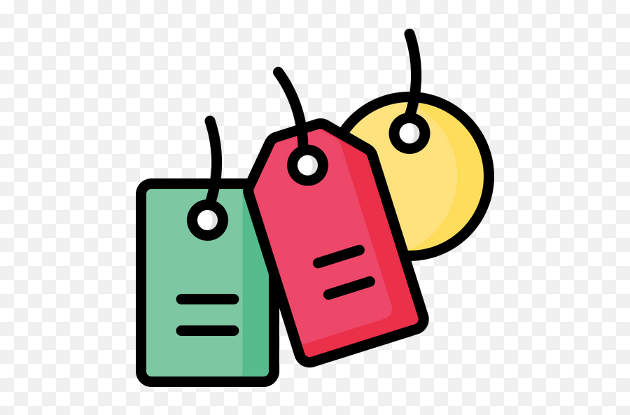 Free Hang Tags Icon Of Colored Outline Style - Available In Hang Tag Icon Emoji,Tags Png