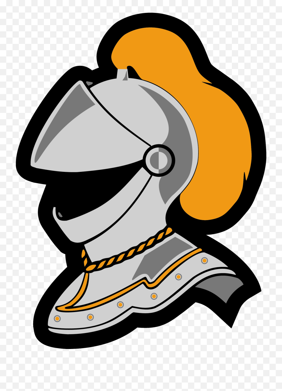 Simple Knight Helmet Clip Art - Clipart Knight Helmet Png Emoji,Knight Helmet Clipart