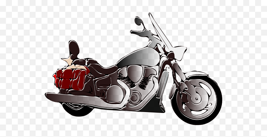 Motorbike Clipart Emoji,Harley Davidson Motorcycle Clipart