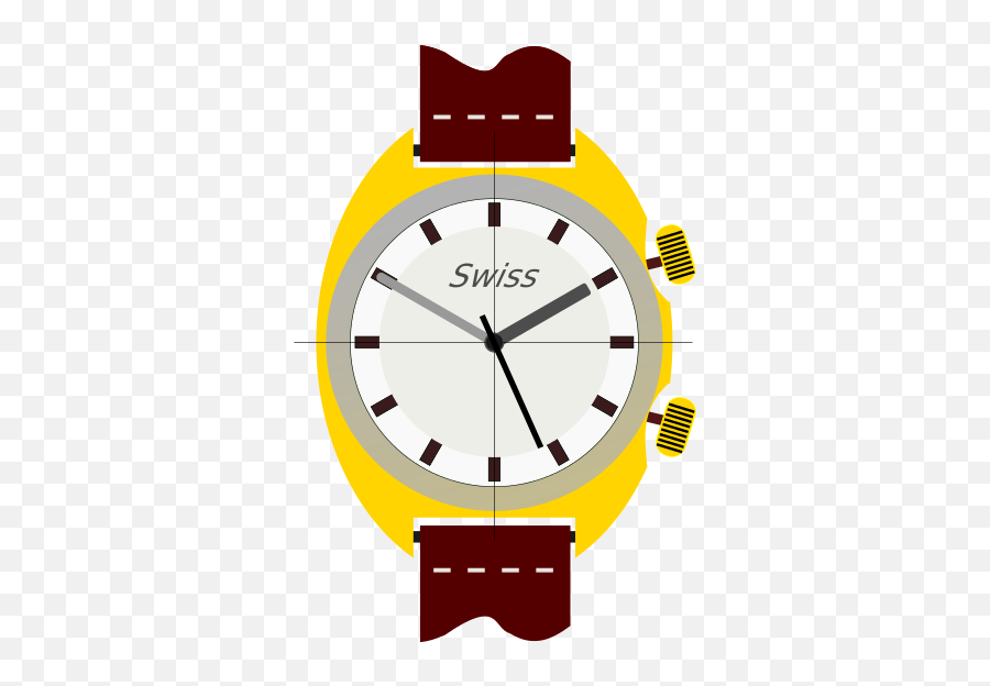 Fileswiss Watchsvg - Wikimedia Commons Solid Emoji,Watch Clipart