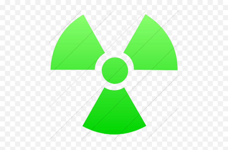 Iconsetc Simple Ios Neon Green Gradient Classica Warning Emoji,Radiation Symbol Png