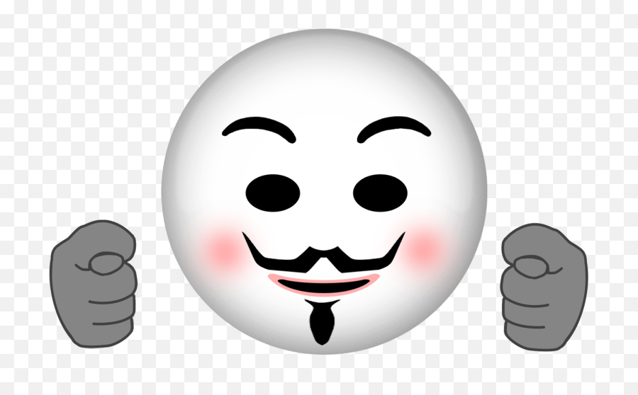 Download Anonymous Emoji Anonymous Mask Emojis Emoticon,Anonymous Png