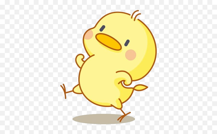 Cute Clipart Little Yellow Chicken Cartoon Chick - Fastclipart Emoji,Cute Chicken Clipart