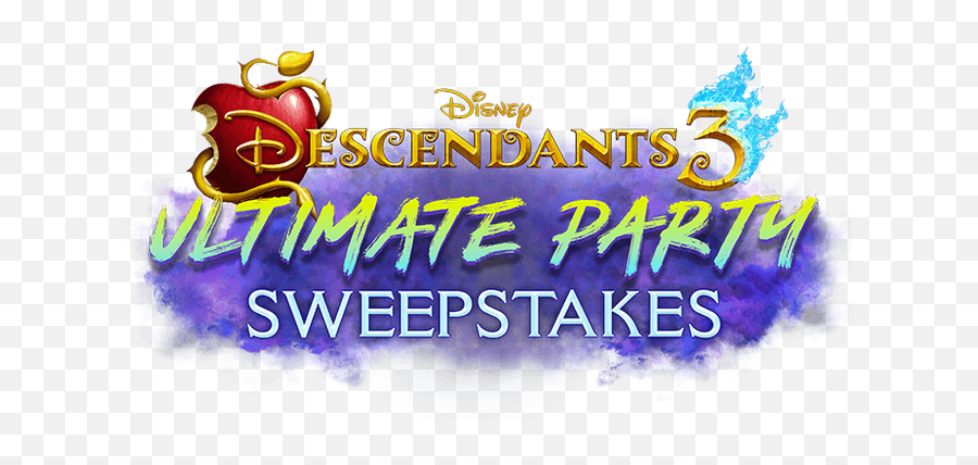 Descendants 3 Ultimate Party - Descendants 3 Sweepstakes Party Emoji,Descendants Logo