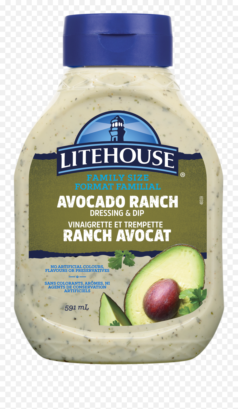 Avocado Ranch Dressing Ranch Avocat Family Size - Litehouse Avocado Ranch Dressing Emoji,Avocado Png