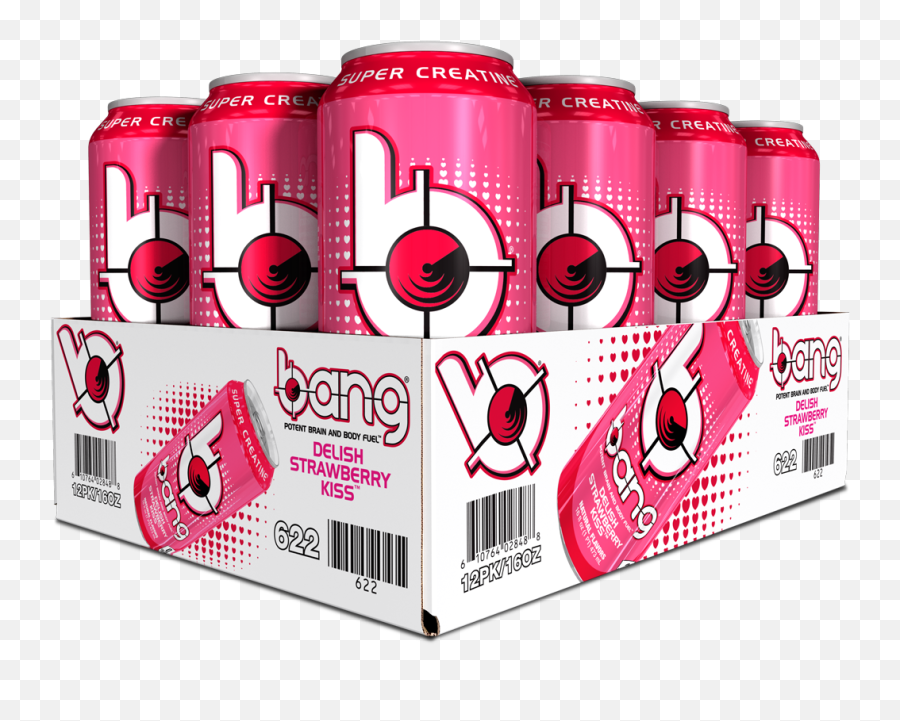 Bang Energy Drinks 12 Pack - Bang Energy Drink Pink Emoji,Bang Energy Logo
