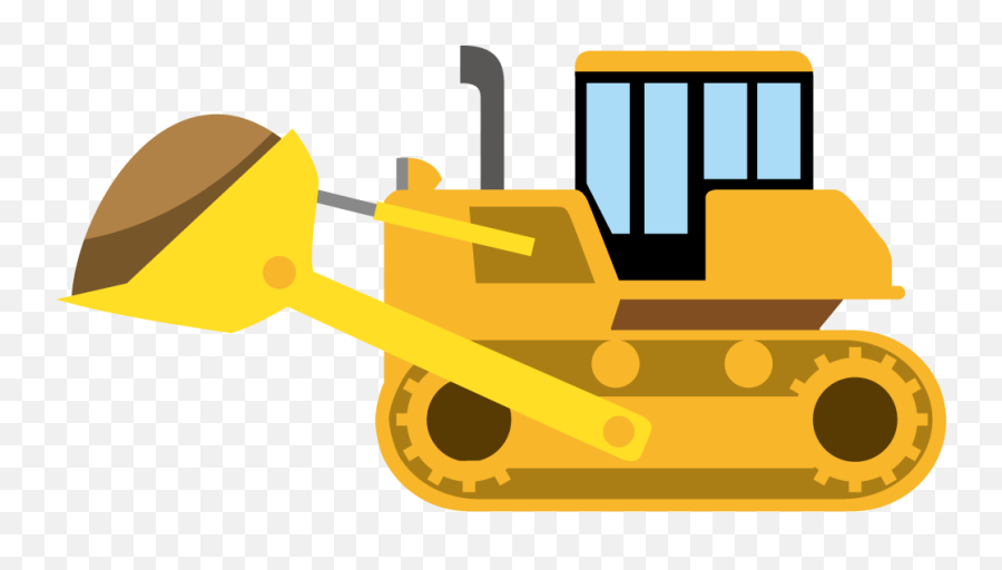 Clipart Cat Construction Clipart Cat - Bulldozer Construction Trucks Clipart Emoji,Construction Clipart