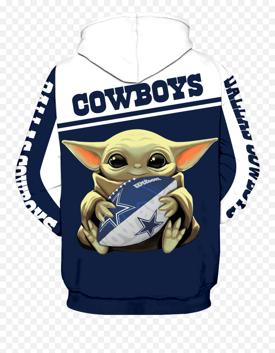 Dallas Cowboys Baby Yoda New Full All Over Print K1258 - Baby Yoda Round Emoji,Cowboys Png