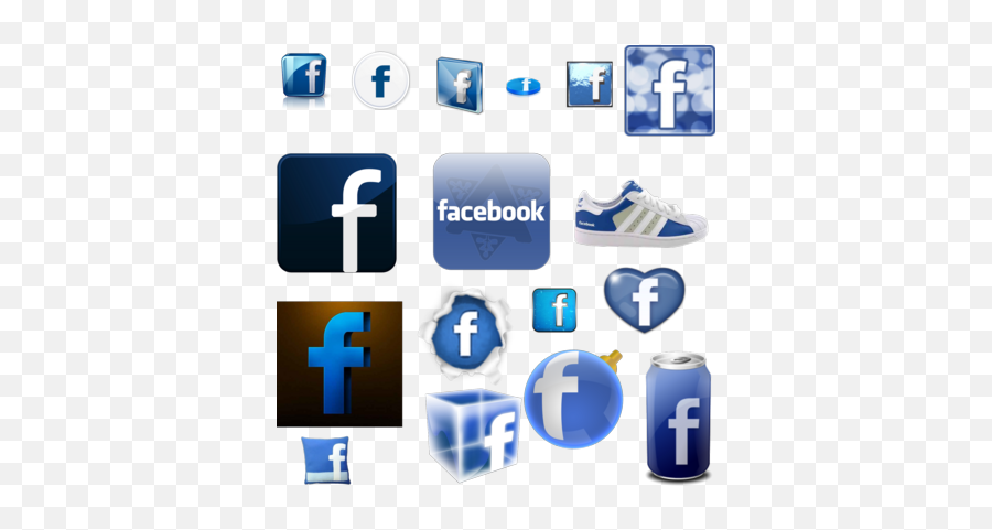 Download Hd Official Facebook Icon Png Pin Official Facebook - Facebook Twitter Youtube Emoji,Facebook Icons Png