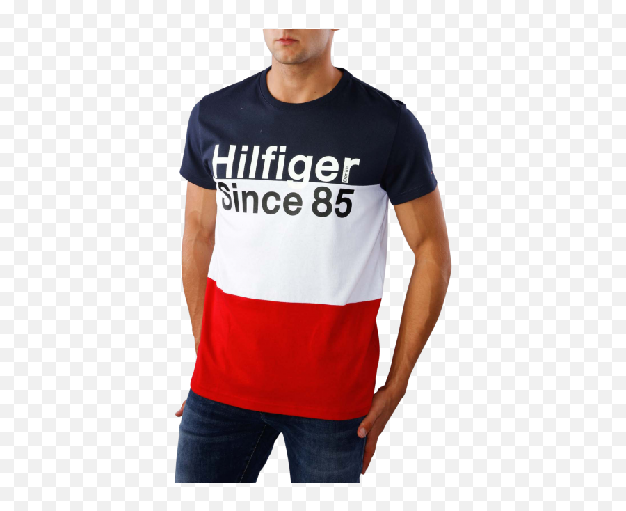 Download Tommy Jeans Crew Neck T - Short Sleeve Emoji,Tommy Hilfiger Logo Shirts