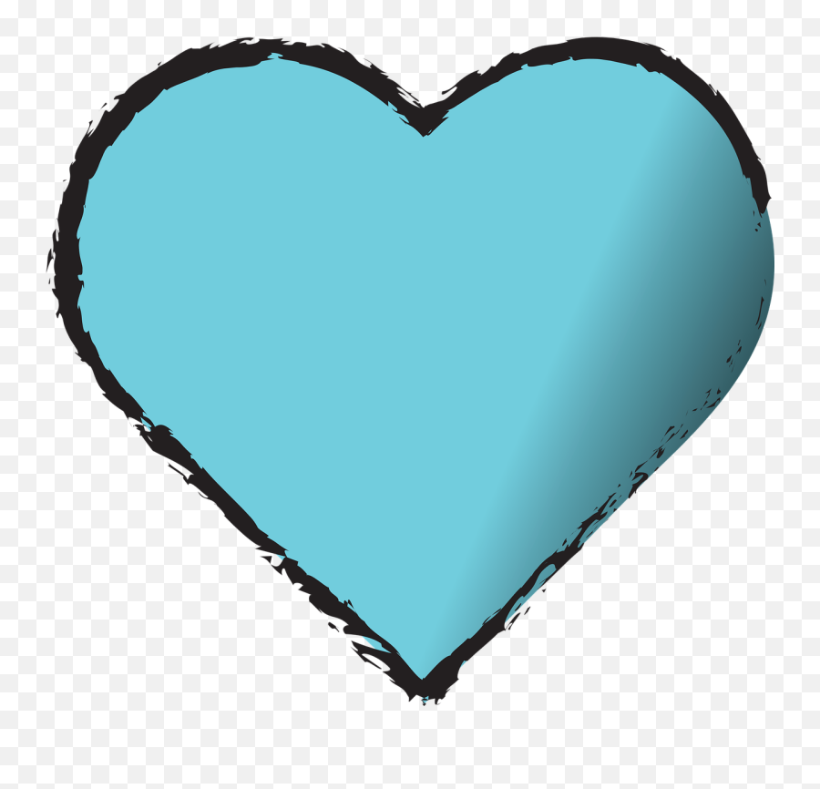 Ice Heart Cold Blue Emoji,Blue Heart Png