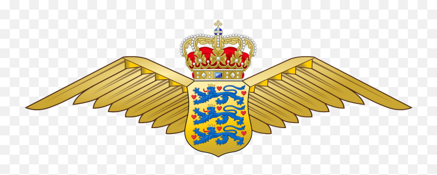 Fileroyal Danish Air Force Wingssvg - Wikimedia Commons Emoji,Air Force Wings Logo