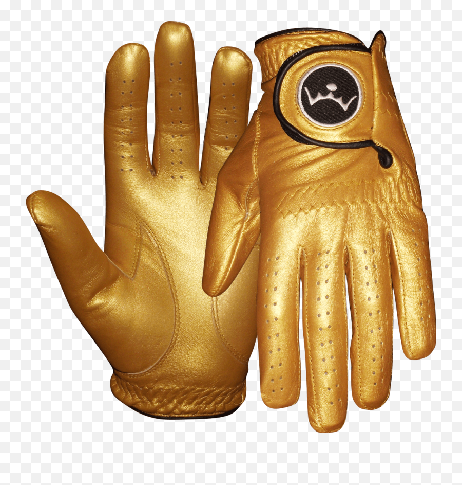 Queen Of Golf Ladies Gold Golf Glove - Golden Glove Png Emoji,Baseball Gloves Clipart