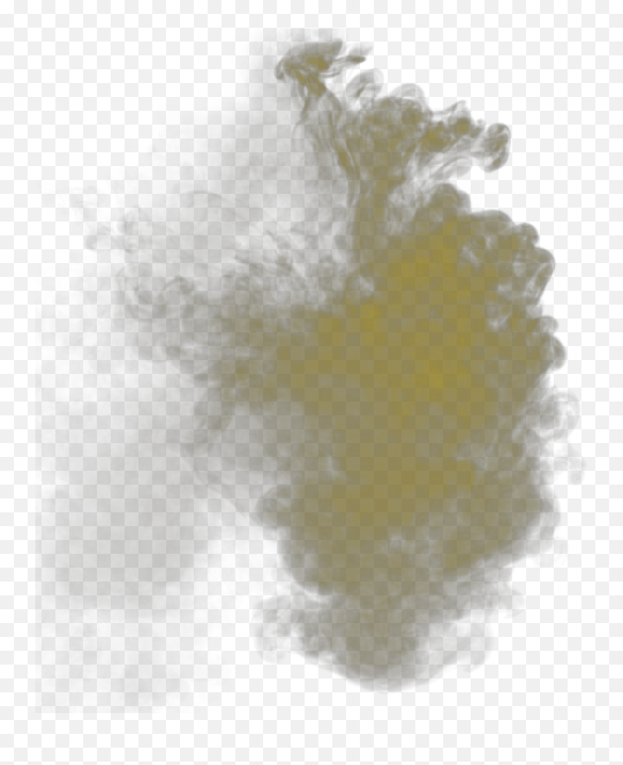 Download Hd Ftestickers Smoke Mist Fog Yellow Emoji,Yellow Smoke Png