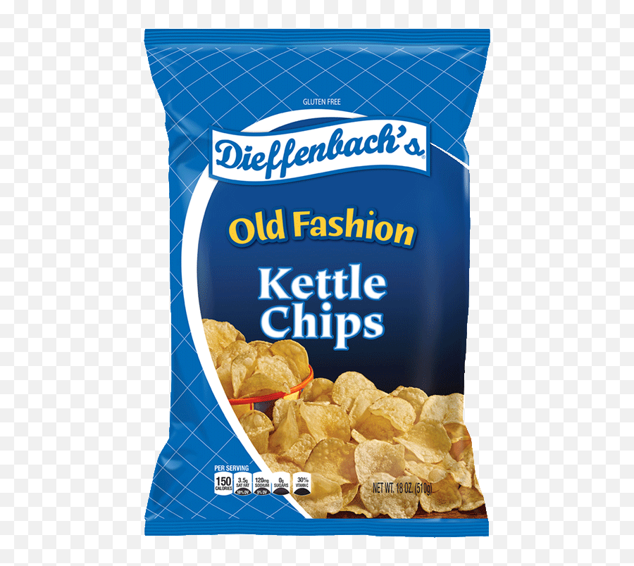 Dieffenbachu0027s Old Fashion Kettle Chips - Dieffenbachu0027s Emoji,Bag Of Chips Png