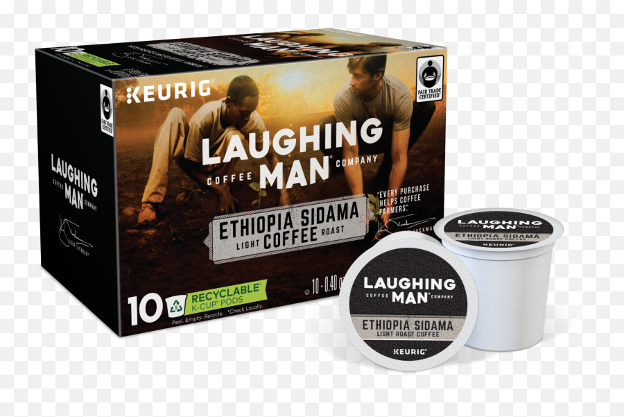 Laughing Man Ethiopia Sidama K - Cup Pods 10 Ct Shipt Emoji,Laughing Man Png
