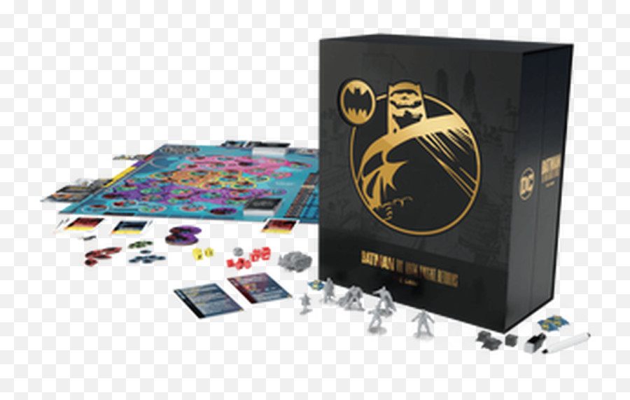 Batman The Dark Knight Returns - The Game Deluxe Kickstarter Edition Preorder Emoji,Batman Dark Knight Logo Png