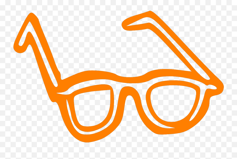Cool Orange Glasses Svg Vector Cool Orange Glasses Clip Art - Full Rim Emoji,Cool Clipart