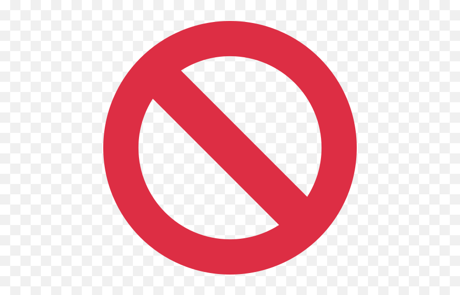 Prohibited Emoji Meaning With Pictures From A To Z - Green Park,Red Circle Transparent