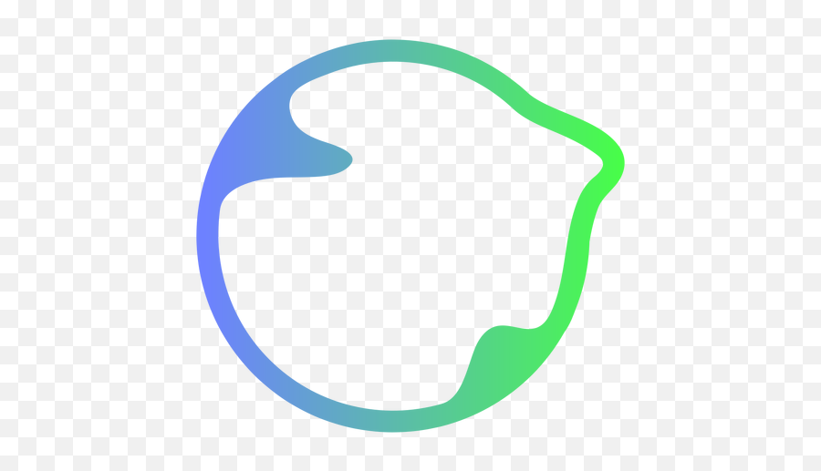 Abstract Blue And Green Circle Logo - Transparent Png U0026 Svg Circulo Azul E Verde Png Emoji,Abstract Logos