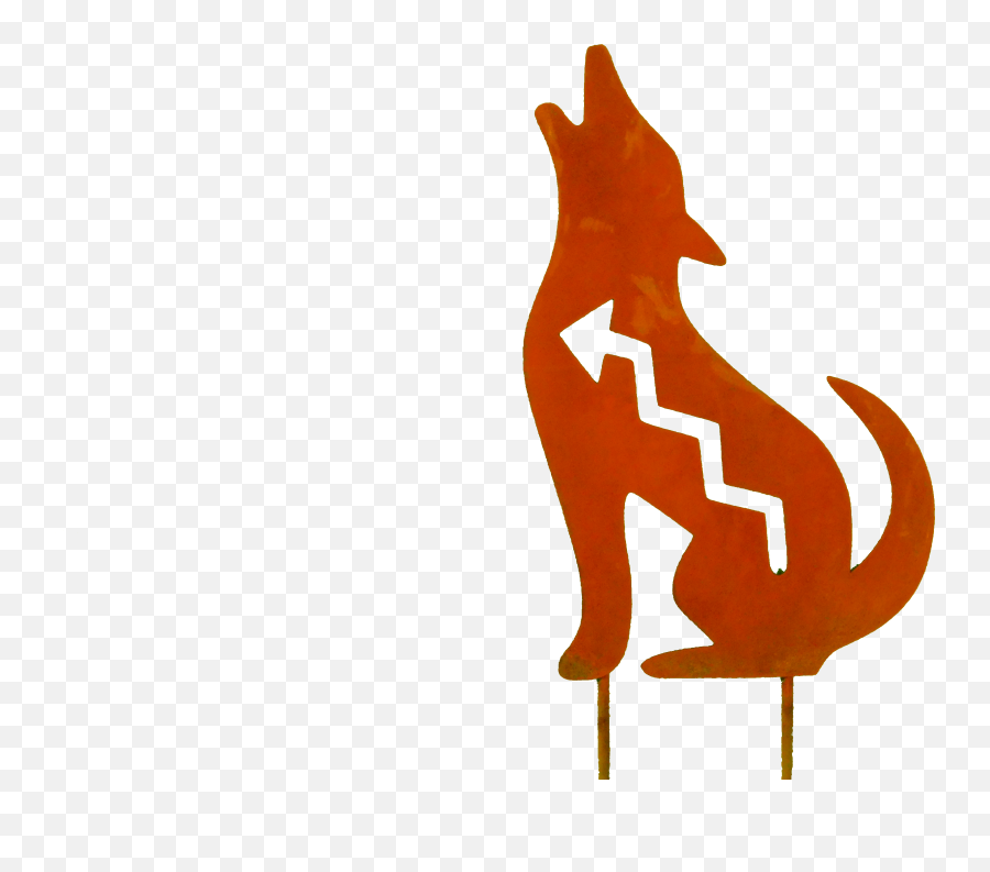 Southwestern Coyote Art Clipart - Southwest Clipart Emoji,Coyote Clipart