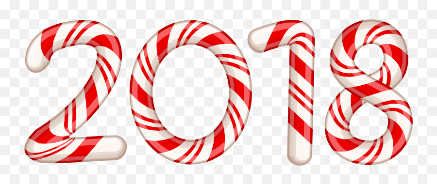 2018 Candy Cane Red Png Clip Art Image - Candy Cane Emoji,Candy Cane Clipart