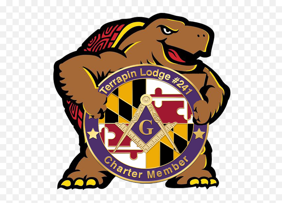 Terrapin Lodge No 241 - University Of Maryland Terps Emoji,Maryland Terp Logo