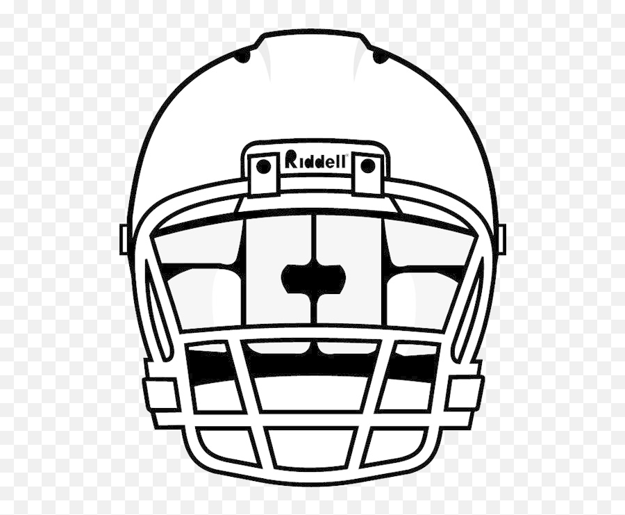 Football Helmet Outline Png U0026 Free Football Helmet Outline - Front View Football Helmet Drawing Emoji,Football Helmet Clipart