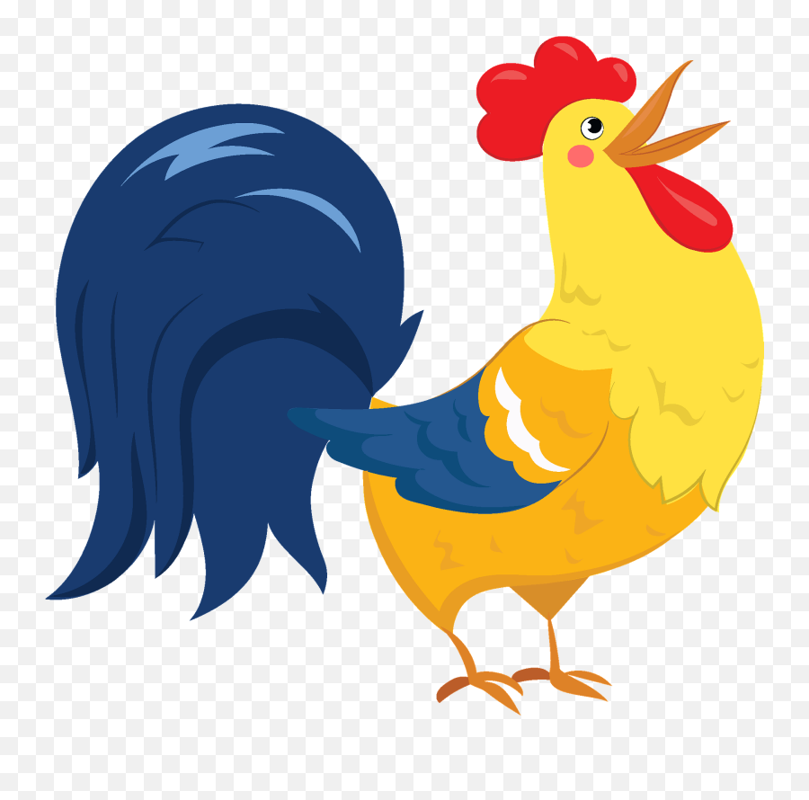 Rooster Clipart - Rooster Clipart Free Download Emoji,Rooster Png