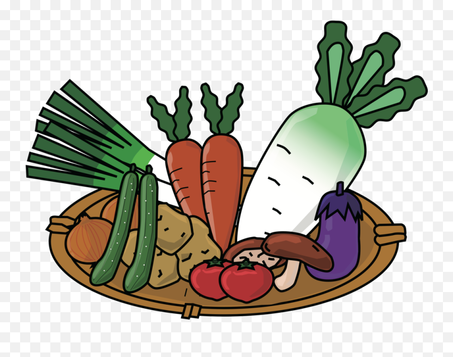 Download Hd Vegetable Eggplant Cucumber - Transparent Vegetables Clipart Emoji,Vegetables Clipart