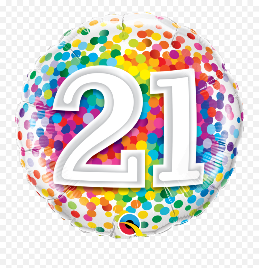 21st Birthday Balloon In A Box - Happy 21 Birthday Png 21 Balloon Emoji,60th Birthday Clipart
