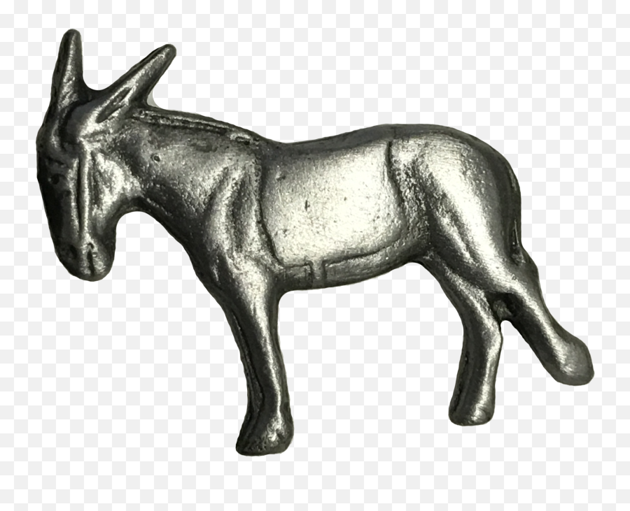 Pewter Donkey Lapel Pin - Lp1005 Democraticstuffcom Emoji,Democrat Donkey Png