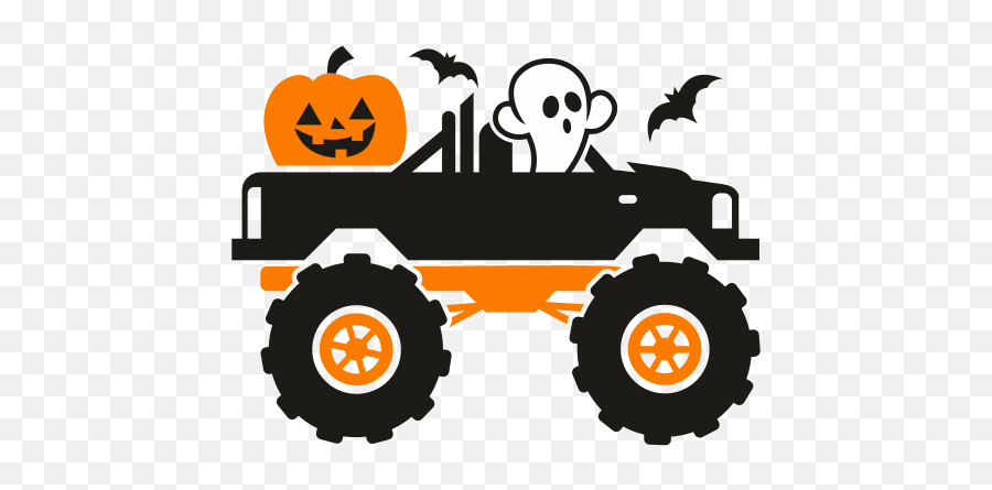 Ghost Monster Truck Halloween Svg Ghost Monster Truck Emoji,Ghost Face Clipart