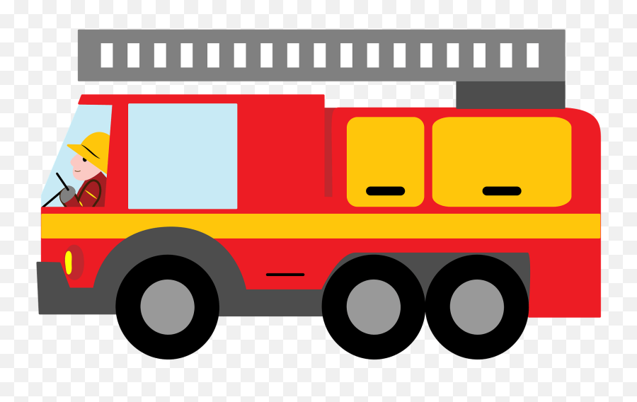 Fire Truck Clipart - Firetruck Clipart Emoji,Fire Truck Clipart