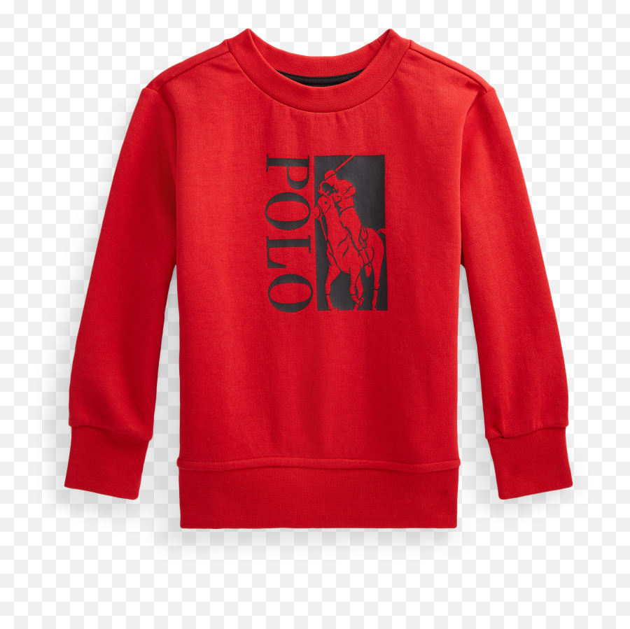 Big Pony Logo Double - Knit Sweatshirt Ralph Lauren Hk Emoji,Pony Logo