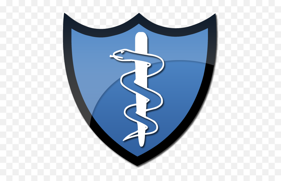 Medical Serpent Symbol Shield - Cross Sword Shield Logo Medical Shield Clipart Emoji,Shield Logo