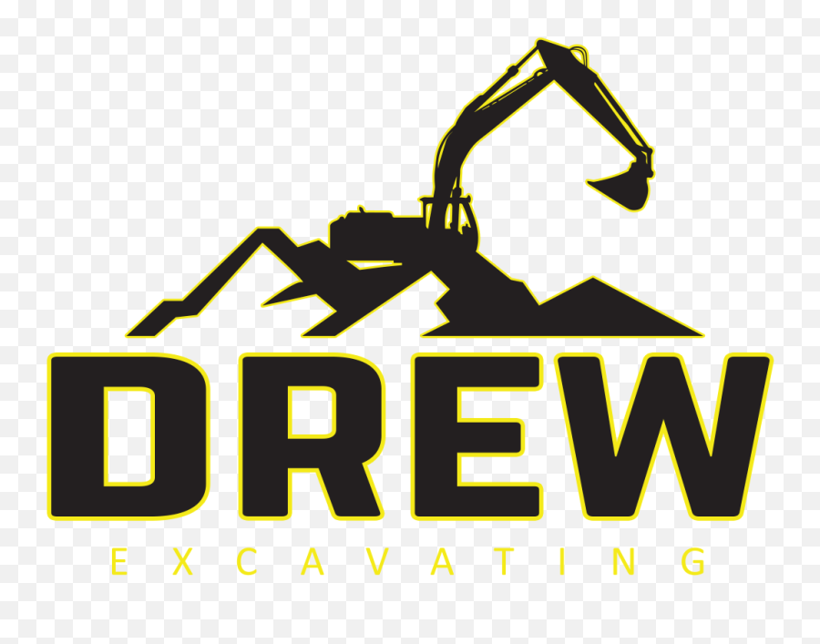 Drew Excavating Logo Emoji,Excavation Logo