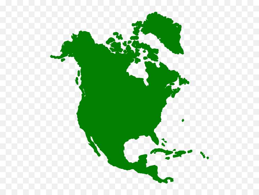 North America Continent Clip Art - Clipart North America Continent Emoji,America Clipart