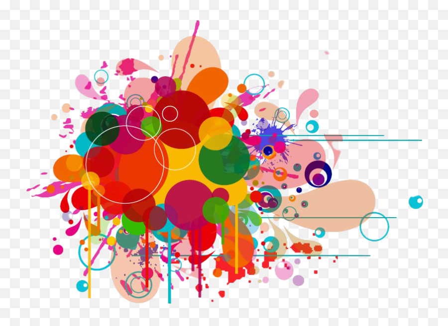 Paint Art Transparent Background - Paint Splash Design Png Emoji,Transparent Paint