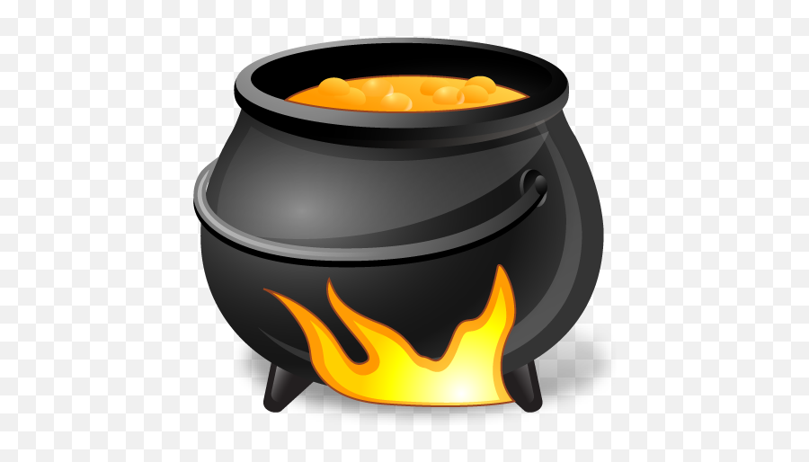 Free Boiling Caul - Cauldron Public Domain Emoji,Cauldron Clipart