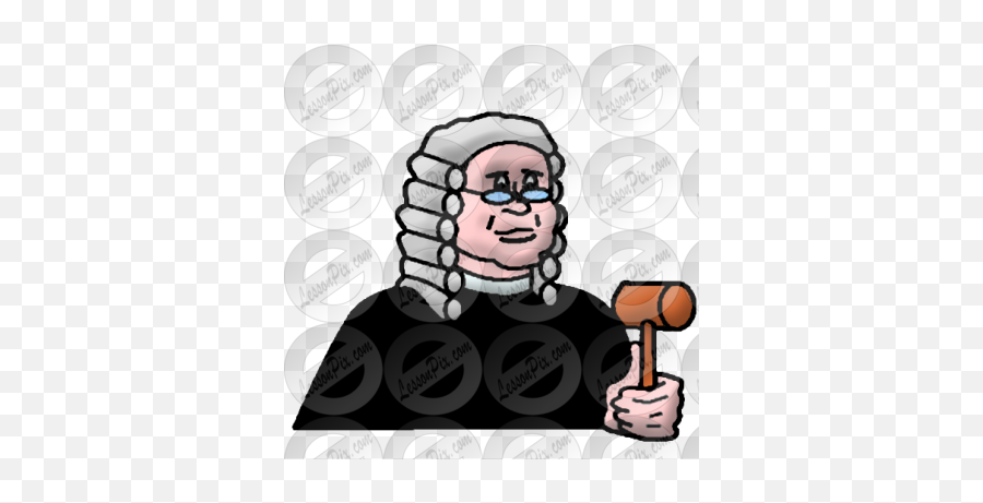 Judge Picture For Classroom Therapy - Mallet Emoji,Judge Clipart