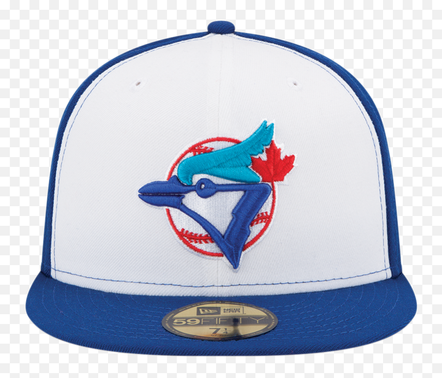 Toronto Blue Jays Cooperstown Authentic Fitted White Front - White Front Blue Jays Hat Emoji,Blue Jays Logo